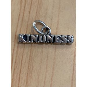 .925 Kindness Sterling Silver Jewelry Charm
